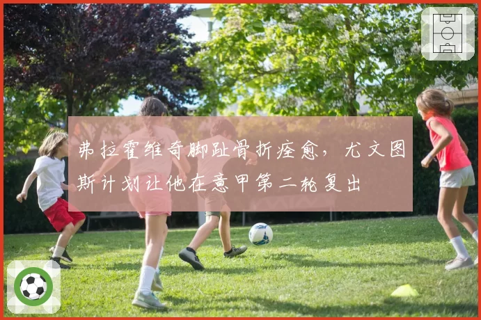 弗拉霍维奇脚趾骨折痊愈,尤文图斯计划让他在意甲第二轮复出
